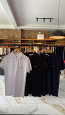 Kit 3 Camisas Gola Polo Lacoste Petit Piquet